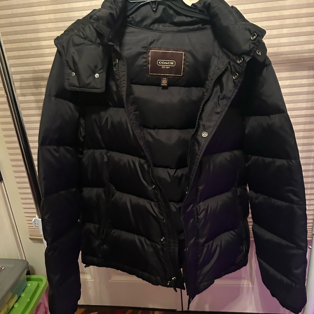 Coach Black and Brown Jacket